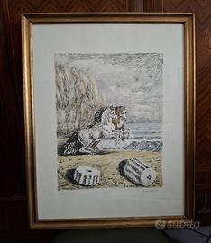 Litografia Di Giorgio De Chirico