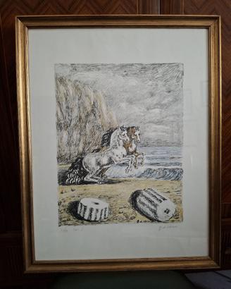 Litografia Di Giorgio De Chirico