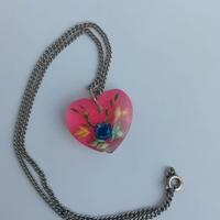 Collana vintage cuore fiorito ❤️💐