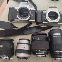 Pentax mz-5n Pentax mz 50 e 4 obiettivi