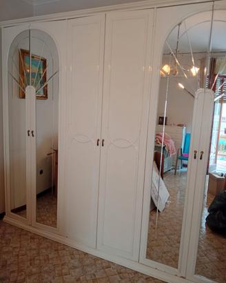 Stanza da letto laccata bianco