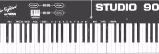 Tastiera Fatar Studio 900+Expander Yamaha MU50
