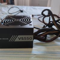 Corsair VS550 Alimentatore da 550 W, PFC Attivo