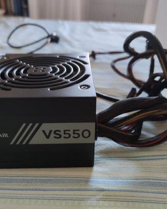 Corsair VS550 Alimentatore da 550 W, PFC Attivo