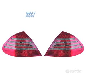 FANALI MERCEDES CLASSE E W211 02-06 LED FUMÈ ROSSO