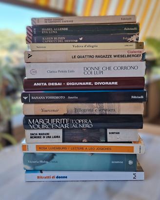 Lotto letteratura e narrativa grandi autrici