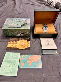 Rolex Air King Ref. 14000 Blue Dial 1997 Full Set
