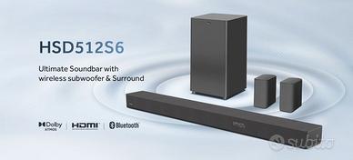 Soundbar Haier HSD512S6 Dolby Atmos 5.2.1CH