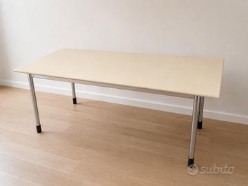 Scrivania/tavolo rettangolare bianco ritiro a mano