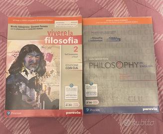 Libro “vivere la filosofia” 2 + quaderno inglese