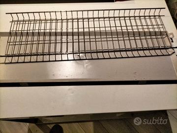 scolapiatti da cm 90 con supporto.