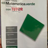 libro di matematica. verde 4B massimo Bergamini
