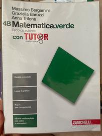 libro di matematica. verde 4B massimo Bergamini