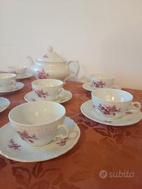 Servizio da tè X6 persone Richard Ginori Magenta 