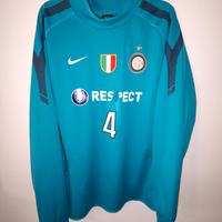 Giacca maglia indossata Zanetti Inter Milan 2010