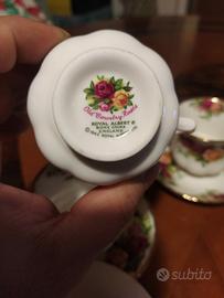 Old Country Roses Royal Albert 6 tazze piattini 