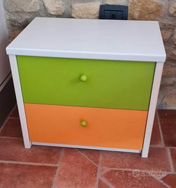 Comodini pensili cassettiera come nuovi