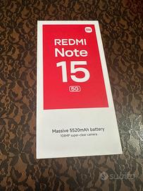 REDMI NOTE 15 256GB NUOVO