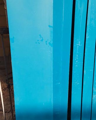 Fogli bachelite colore blu H 1.90