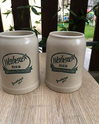 Bicchieri birra in ceramica