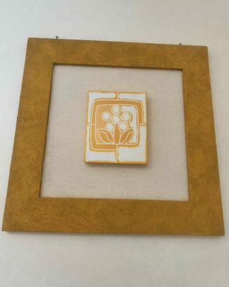Thun quadro grande raro con maiolica "stufe Thun"