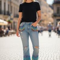 JEANS DONNA JESSIE NORMAN TG 30