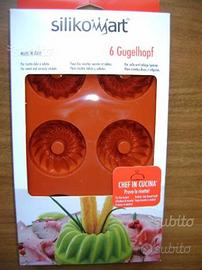 Silikomart 6 stampi per dolci-tortini (Gugelhopf)