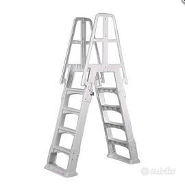 scaletta per piscina fuori terra