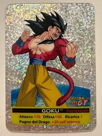 Lamincard Dragon Ball GT Goku ssj4 170/150 Argento