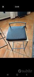 5 sgabelli solidi +cuscino 