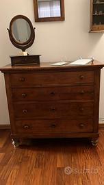 Comò 4 cassetti + mobiletto 4 cassetti