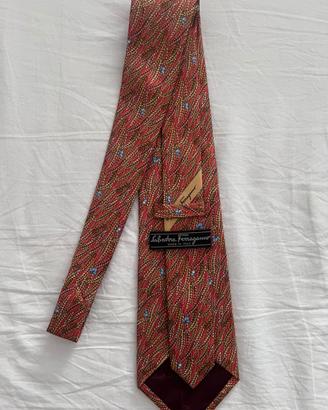 Cravatta Salvatore Ferragamo 100% seta