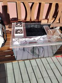 copertura con ventole per acquario