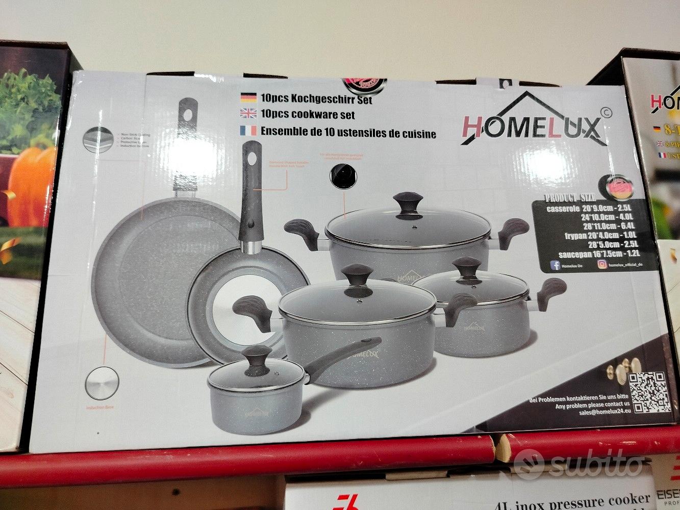 Set di Pentole Induzione 17-Piece Alluminio Antiaderente 3 Casseruoli 2