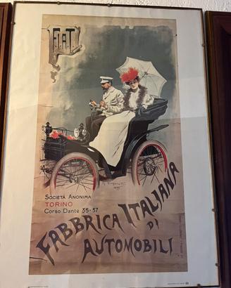 5 Poster vintage macchine d’epoca 50x70