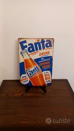 Fanta insegna pubblicitaria in metallo 