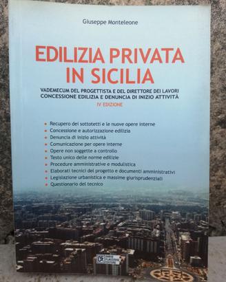 Libro professionale edilizia privata in Sicilia