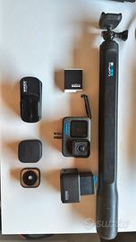 GoPro Hero 12 + Max Lens 2.0 + accessori