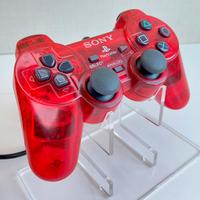 Controller Sony Ps2 Dualshock 2 Rosso trasparente