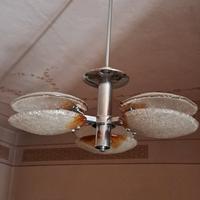 lampadario anni 70 vetro di murano