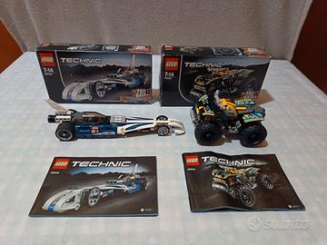 LegoTechnic 42033+42034-Bolide+Quad->3in1 PullBack