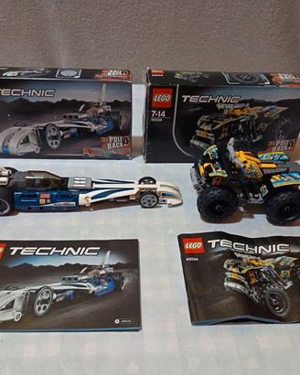 LegoTechnic 42033+42034-Bolide+Quad->3in1 PullBack