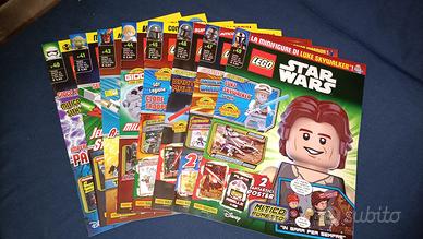 Lotto 15 riviste panini Lego Star Wars nuove