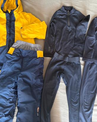 Abbigliamento : tuta da sci e intimo termico