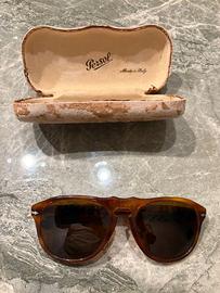 Occhiali da sole Persol vintage marroni tartaruga