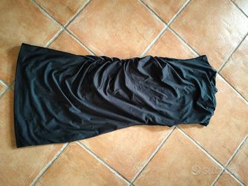 tubino nero senza maniche 