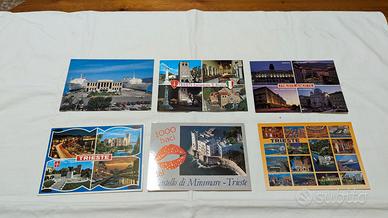 CARTOLINE POSTALI VINTAGE 6 PEZZI TRIESTE NUOVE