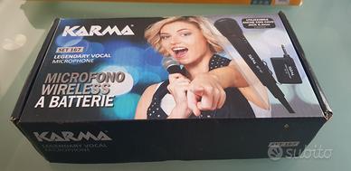 Microfono wireless a batterie