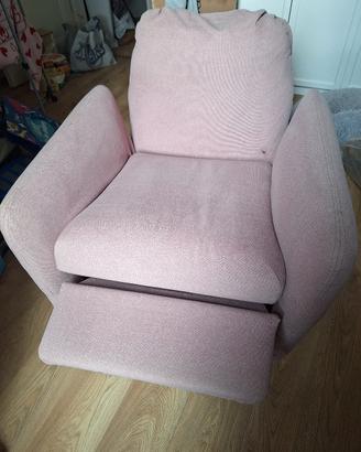 Poltrona reclinabile Ikea Rosa antico