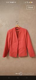 giacca donna blazer colore corallo 
